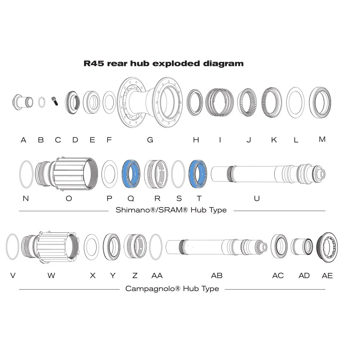 Chris-king Chris King R45 Freehub Bearing - (PHB716)