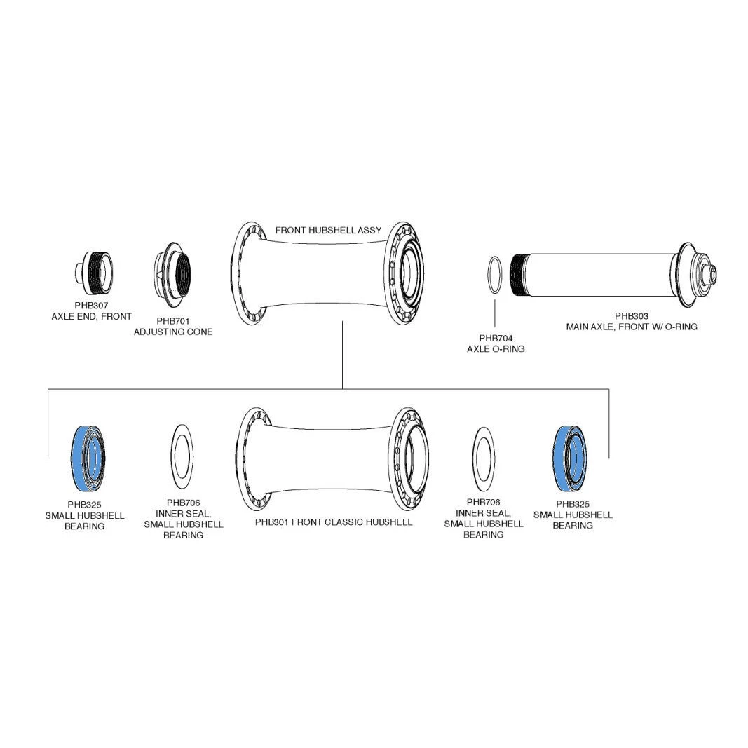 Chris-king Chris King Front Hub Bearing (PHB325)