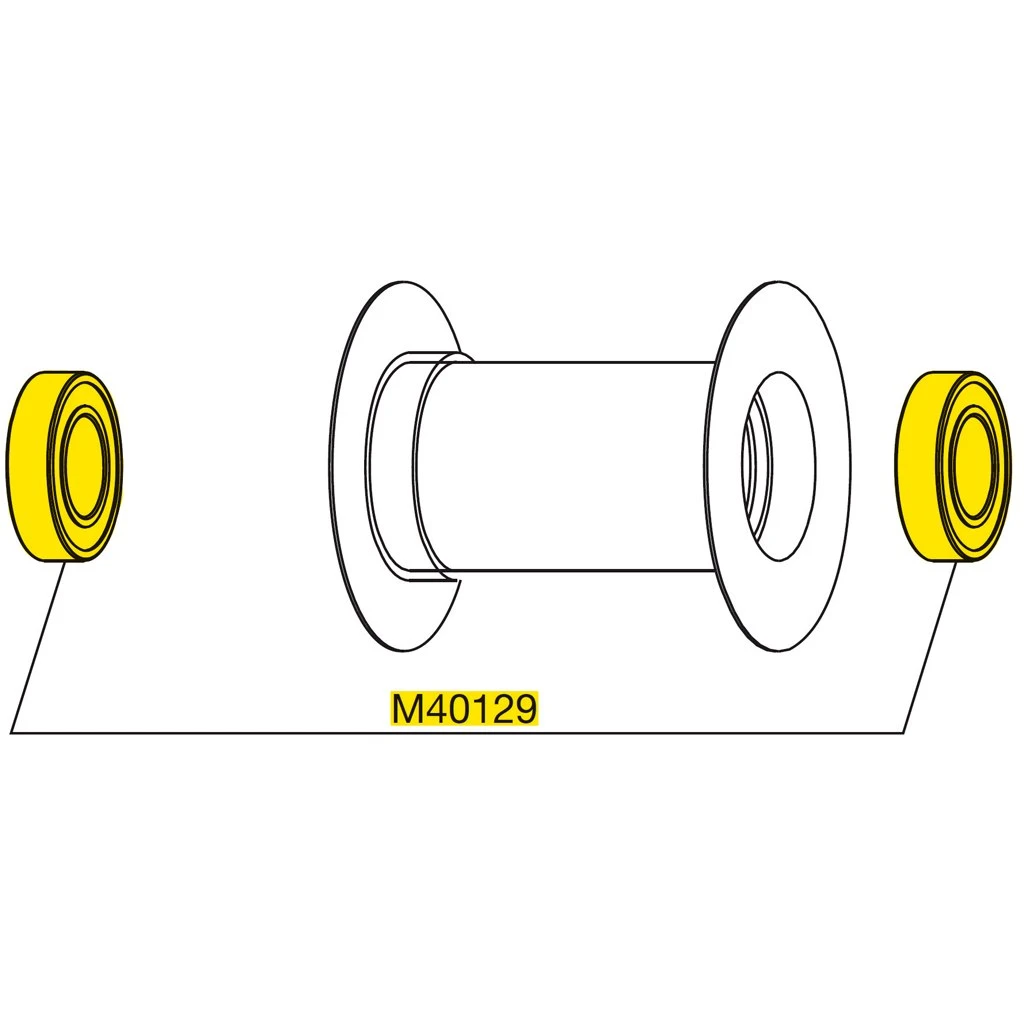 Mavic Comete Track Rear Wheel Hub Bearings - M40129