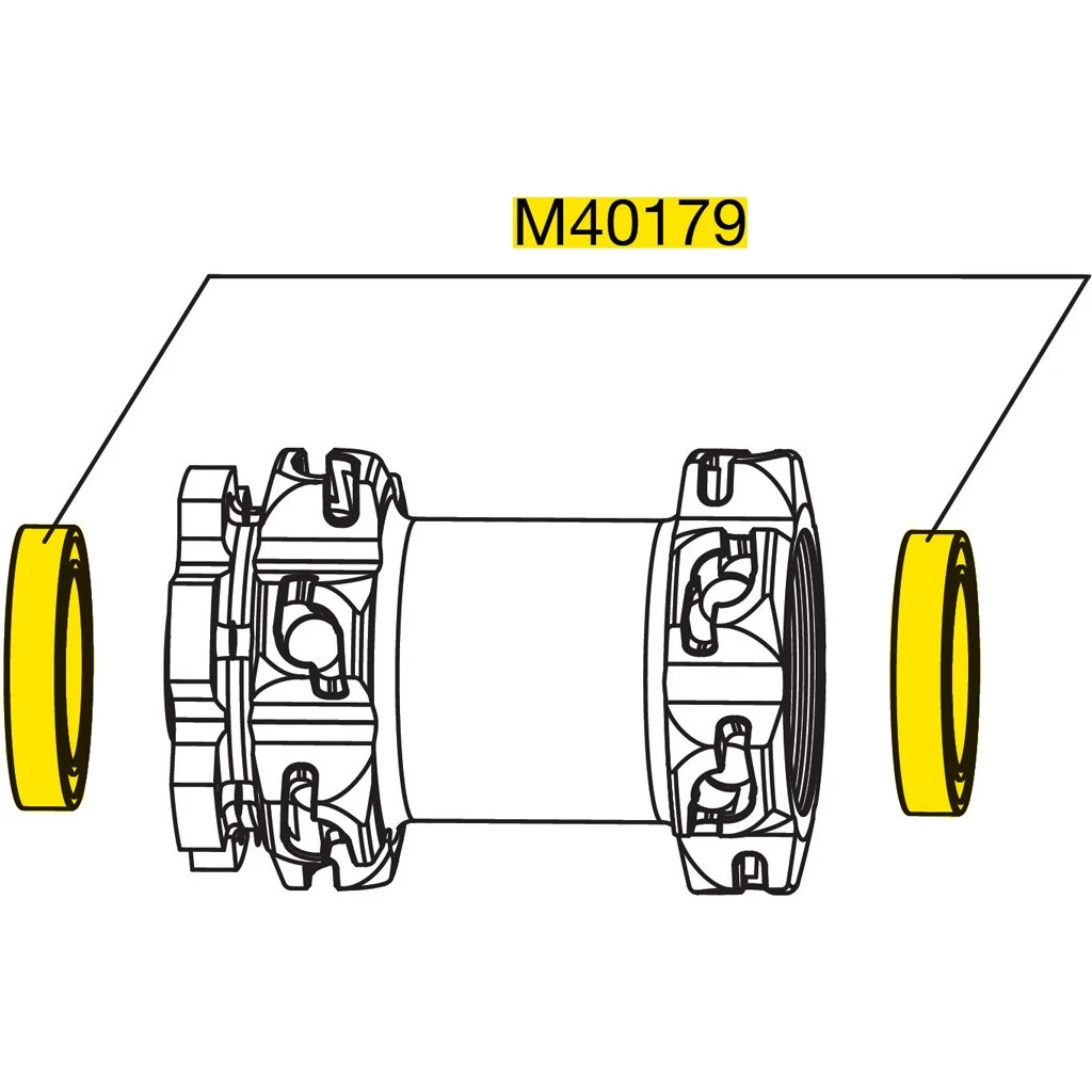 Mavic 20mm Axle Front Wheel Hub Bearings - M40179 - Image 2