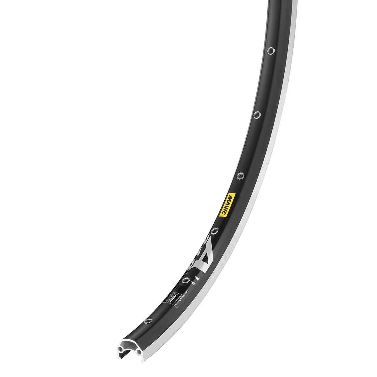 Shimano | Mavic - Deore Trekking HB-T610 | A319 - 28 Inch Front Wheel - Rim Brake - QR - Black/silver - Image 3