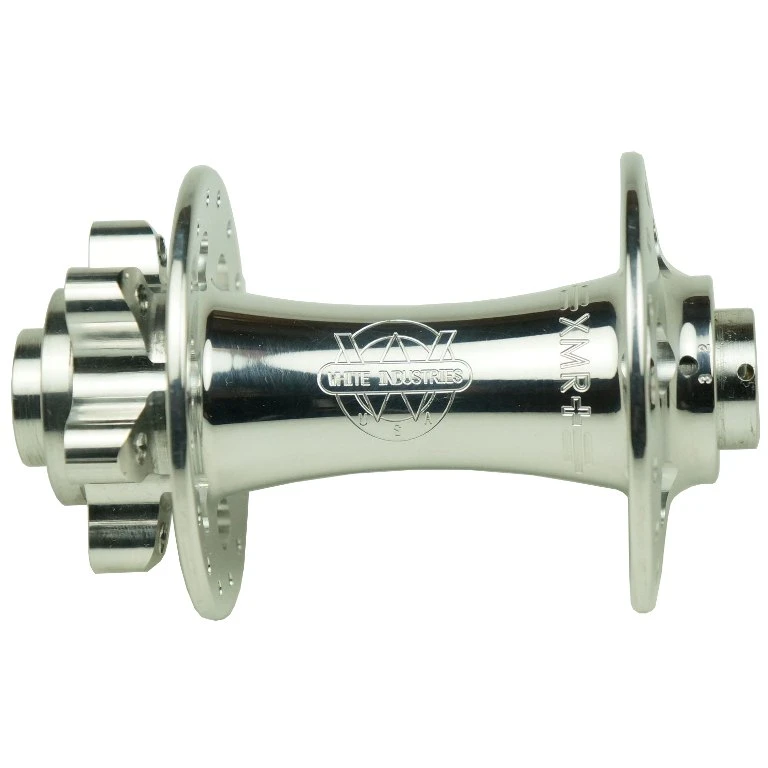 White Industries XMR Front Hub - Disc - 15x110mm Boost - Polished Silver