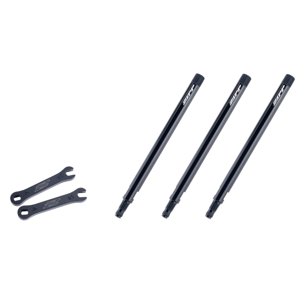 ZIPP Tangente Valve Extender Kit - Knurled - For Non Presta Valve Cores - Black - Image 4