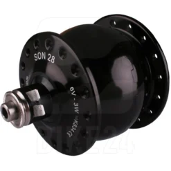 SON 28 Hub Dynamo - QR - Black Anodized
