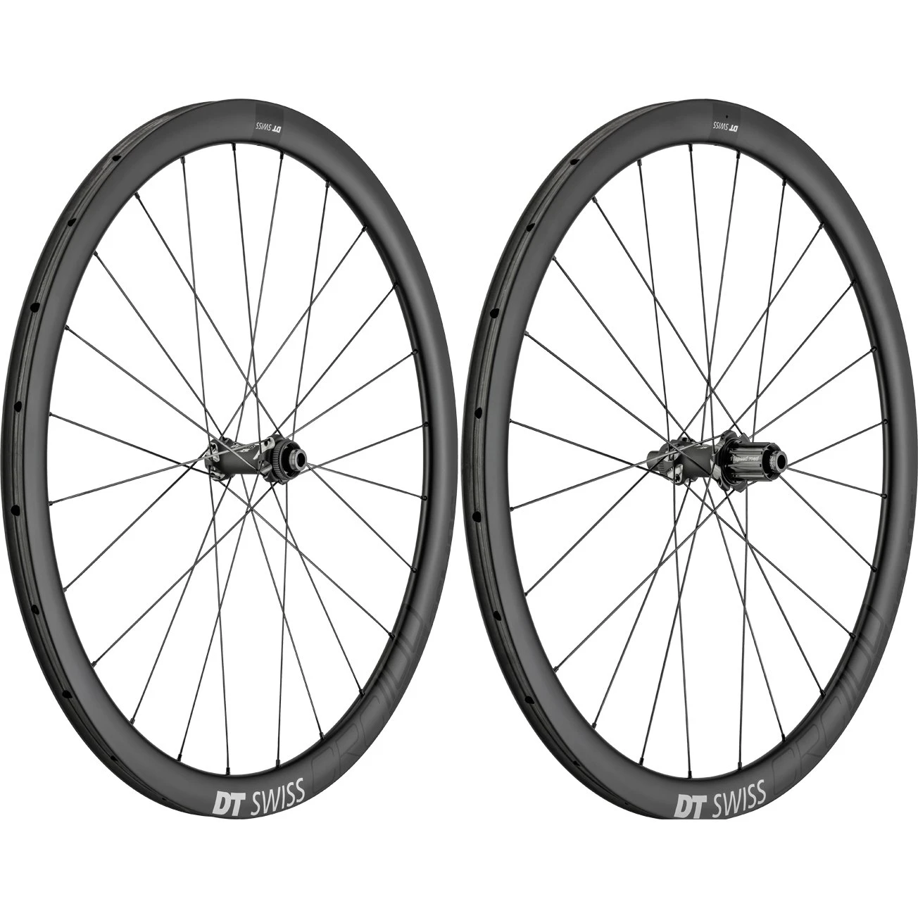 Dt-swiss DT Swiss CRC 1100 SPLINE T 38 Wielset - Carbon | Tubular | Centerlock - 12x100mm / 12x142mm