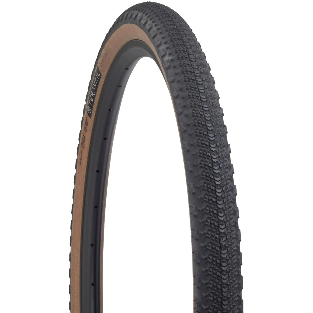 Teravail Cannonball Folding Tire - Light And Supple - 47-584 - Black / Tanwall