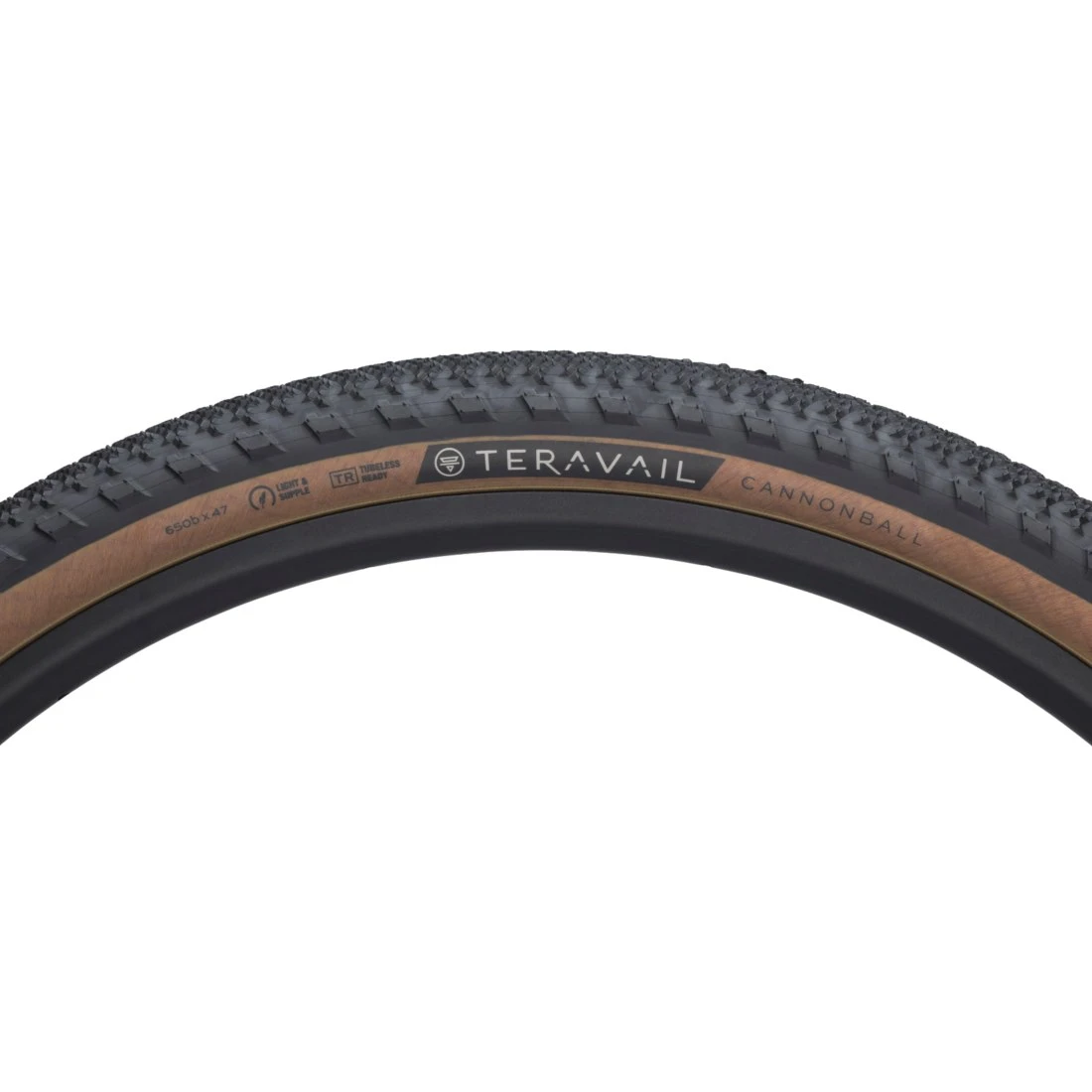 Teravail Cannonball Folding Tire - Light And Supple - 47-584 - Black / Tanwall - Image 2