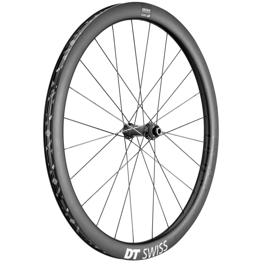 Dt-swiss DT Swiss HGC 1400 SPLINE 42 Voorwiel - 28" | Carbon | Hookless | Centerlock - 12x110mm Boost - Zwart