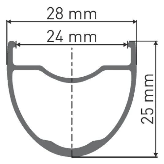 Dt-swiss DT Swiss HG 1800 SPLINE 25 Achterwiel - 28" | Clincher | Centerlock - 12x142mm - Image 2