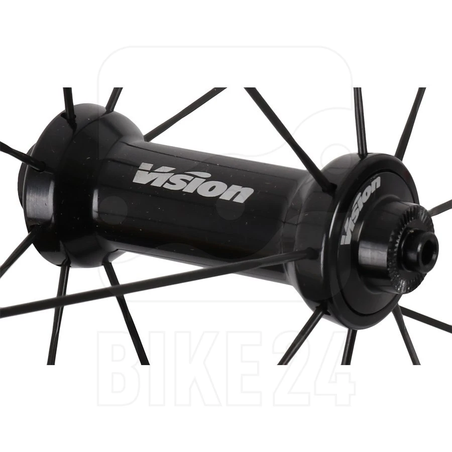 Vision SC 55 Carbon Wheelset - Tubeless Ready - Clincher - QR - Black - Image 3