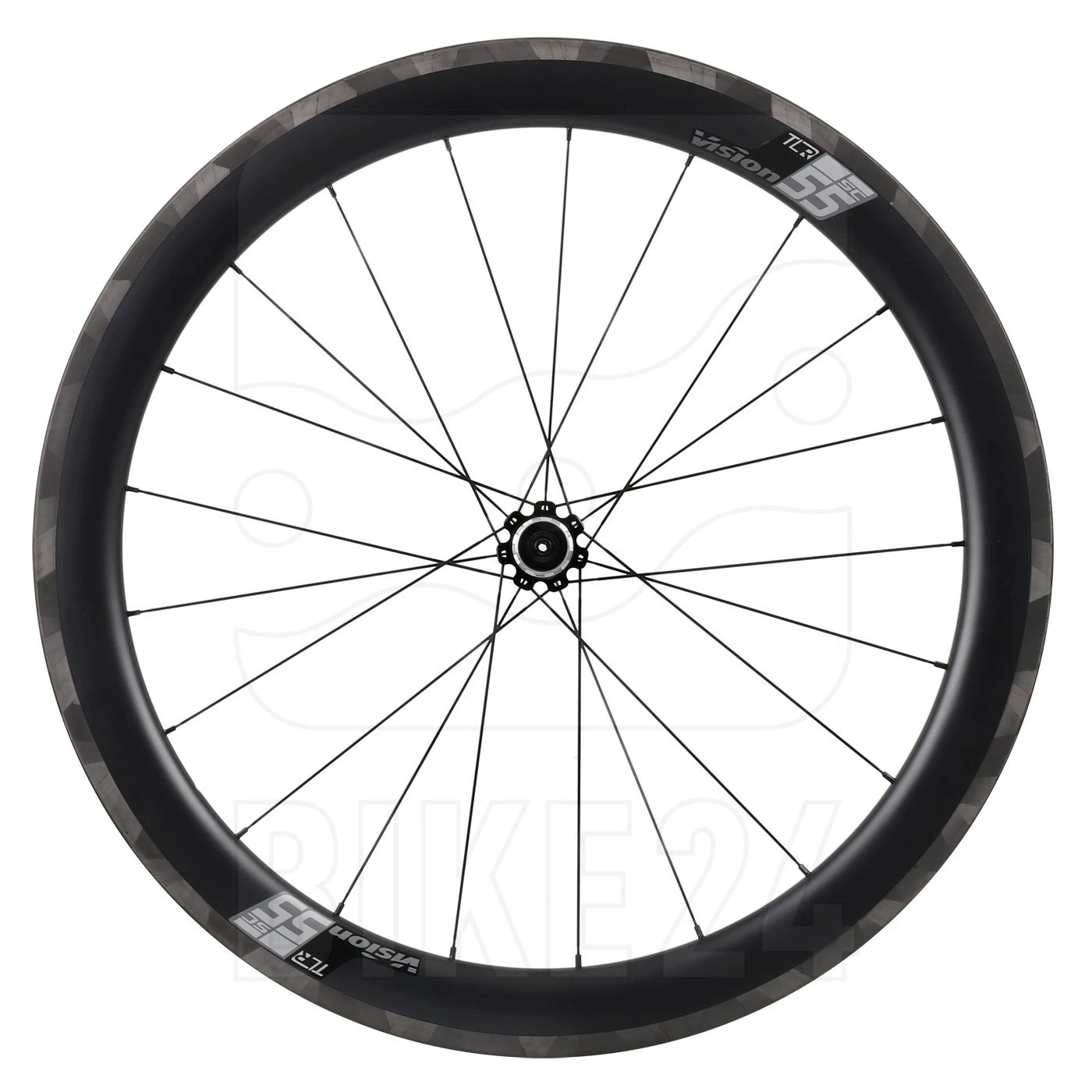 Vision SC 55 Carbon Wheelset - Tubeless Ready - Clincher - QR - Black - Image 4