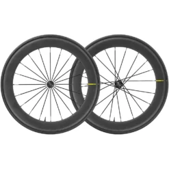 Mavic Ellipse Pro Carbon UST WTS Track Wheelset With Yksion Pro UST Folding Tire - Black