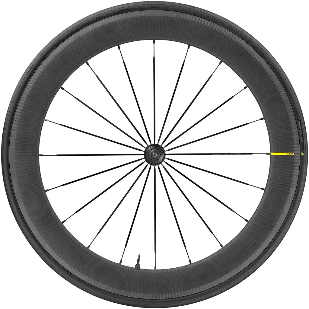 Mavic Ellipse Pro Carbon UST WTS Track Wheelset With Yksion Pro UST Folding Tire - Black - Image 2