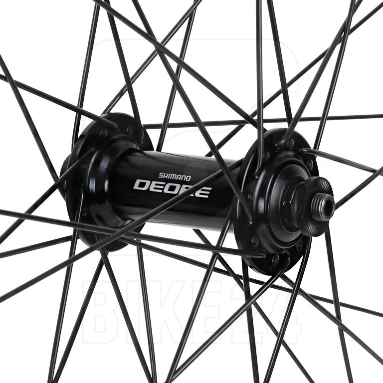 Shimano | Mavic - Deore Trekking HB-T610 | A319 - 28 Inch Front Wheel - Rim Brake - QR - Black/silver - Image 2