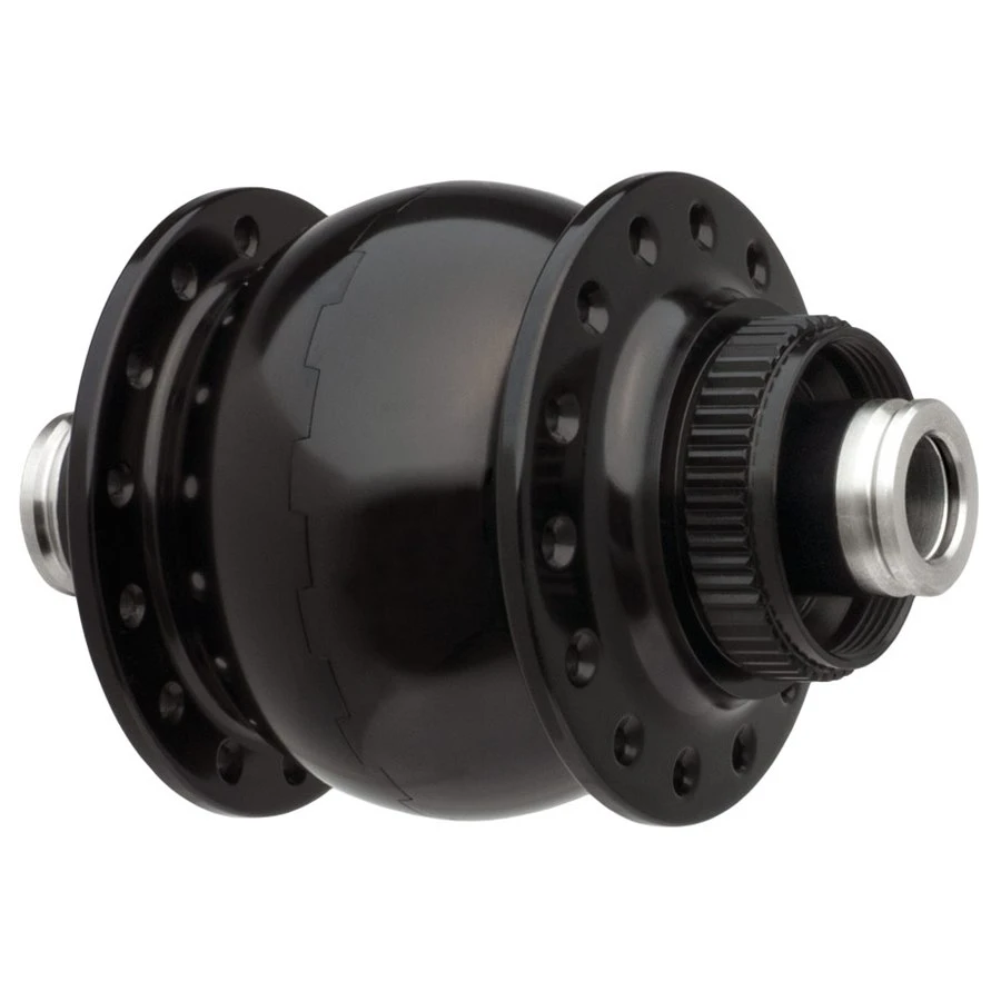 SON 28 12 Hub Dynamo - Centerlock - 12x100mm - 32 Holes - Black Anodized