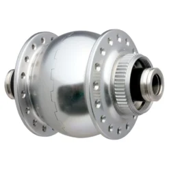 SON 28 12 Hub Dynamo - Centerlock - 12x100mm - 32 Holes - Silver Anodized