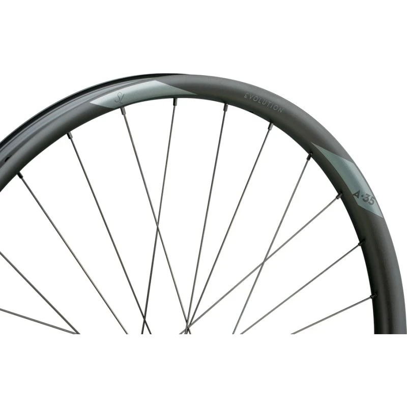 Newmen Evolution SL A.35 Gen2 - 27.5 Inch Straightpull Rear Wheel - 6-Bolt - 12x142mm - Black - Shimano MicroSpline - Image 3