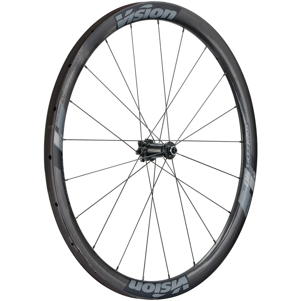 Vision Metron 40 SL Disc Carbon Wheelset - Tubular - Centerlock - FW: 12x100mm/QR | RW: 12x142mm/QR - SRAM XDR - Image 2