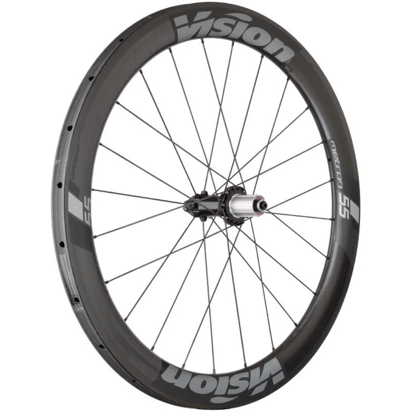 Vision Metron 55 SL Disc Carbon Wheelset - Tubular - Centerlock - FW: 12x100mm/QR | RW: 12x142mm/QR - SRAM XDR - Image 3