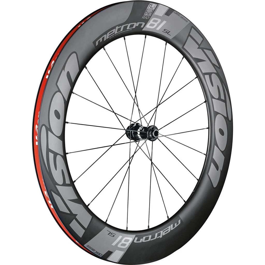 Vision Metron 81 SL Disc Carbon Wheelset - Tubular - Centerlock - FW: 12x100mm/QR | RW: 12x142mm/QR - SRAM XDR - Image 2