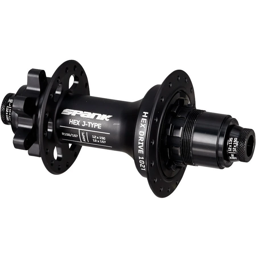 Spank 359 VibroCore 27.5 Inch Rear Wheel - 6-Bolt - 12x150/157mm - J-Bend - Black - Image 3