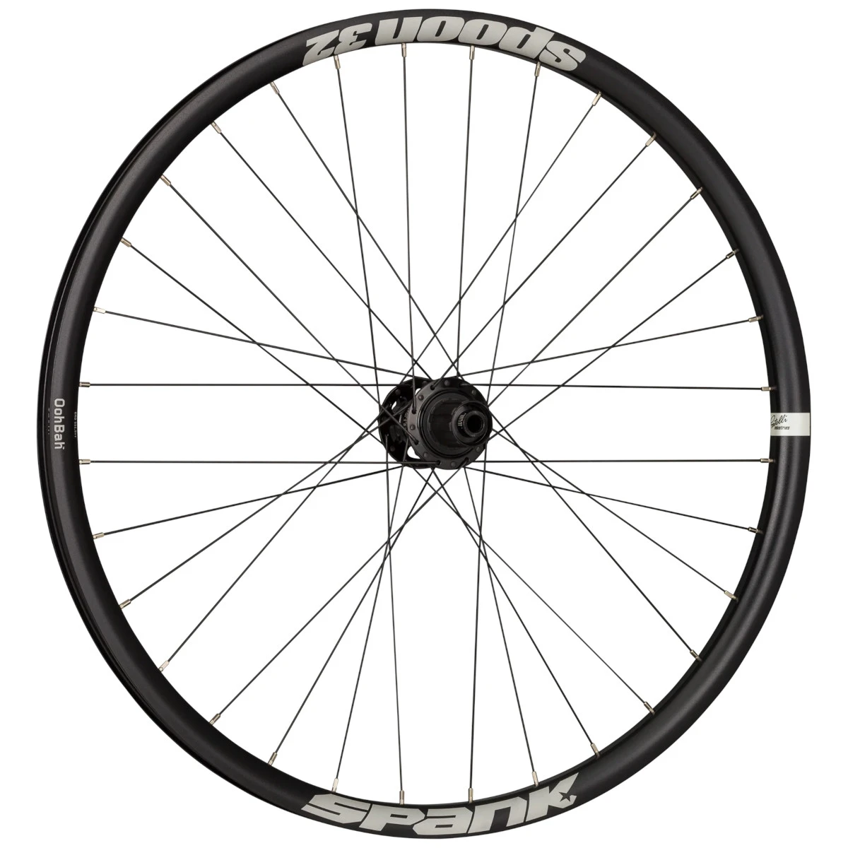 Spank Spoon 32 - 27.5 Inches Rear Wheel - 6-Bolt - 12x148mm Boost - HG Shimano/SRAM - Black