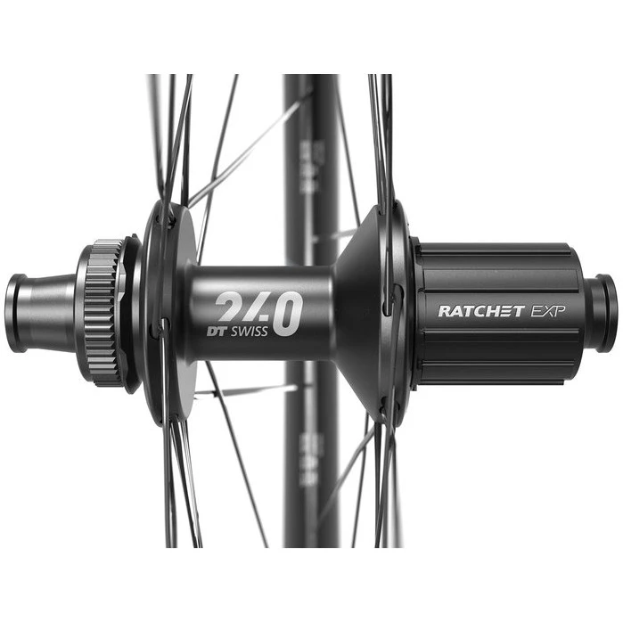 Dt-swiss DT Swiss ERC 1400 DICUT 45 Wheelset - 28" | Carbon | Clincher | Centerlock - 12x100mm | 12x142mm - Black - Image 4