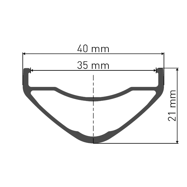 Dt-swiss DT Swiss HX 1700 SPLINE Front Wheel - 27.5" | 35mm | Clincher | Centerlock - 15x110mm Boost - Image 3