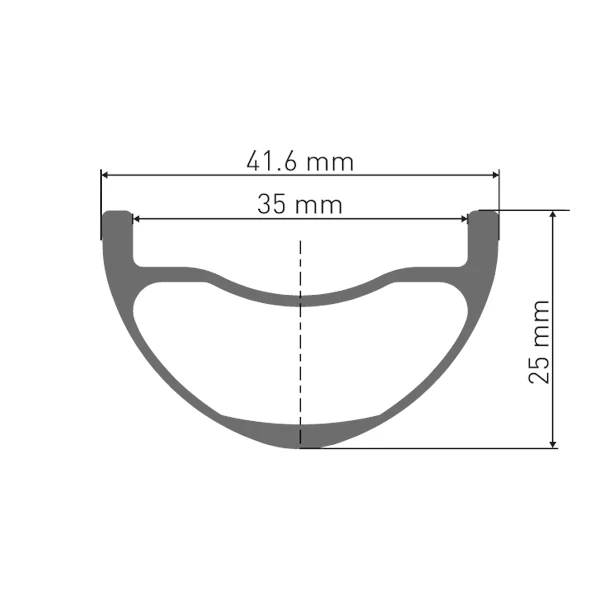 Dt-swiss DT Swiss HXC 1501 SPLINE ONE Rear Wheel - 27.5" | Carbon | 35mm | Hookless | 6-Bolt - 12x148mm Boost - Image 7