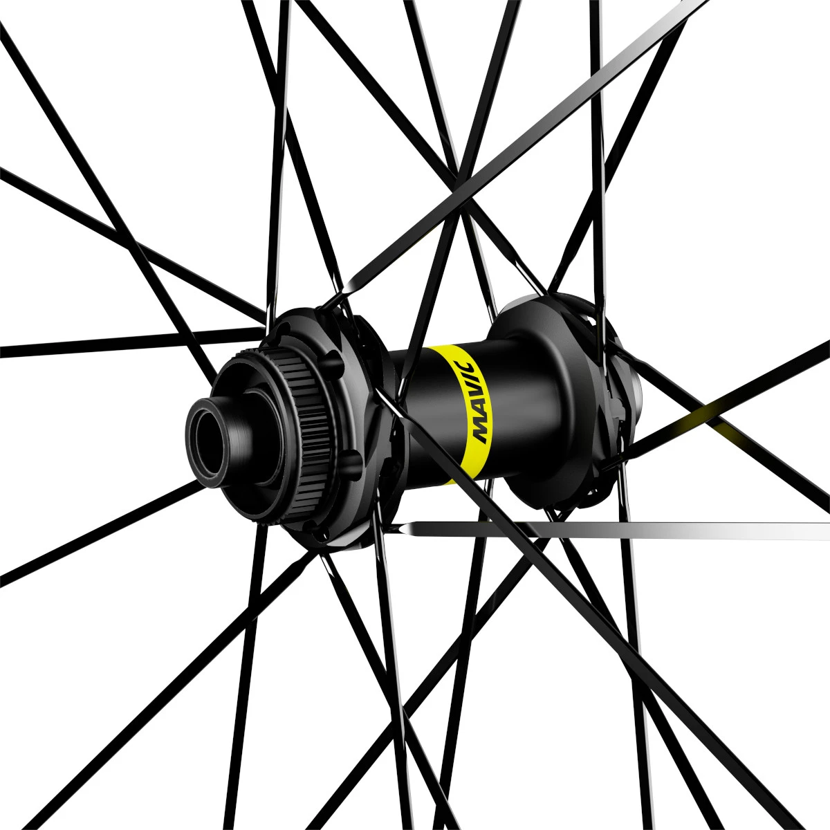 Mavic Cosmic SLR 32 Disc Carbon UST Wheelset - Centerlock - FW: 12x100mm/QR | RW: 12x142mm/QR - Shimano HG - Image 3