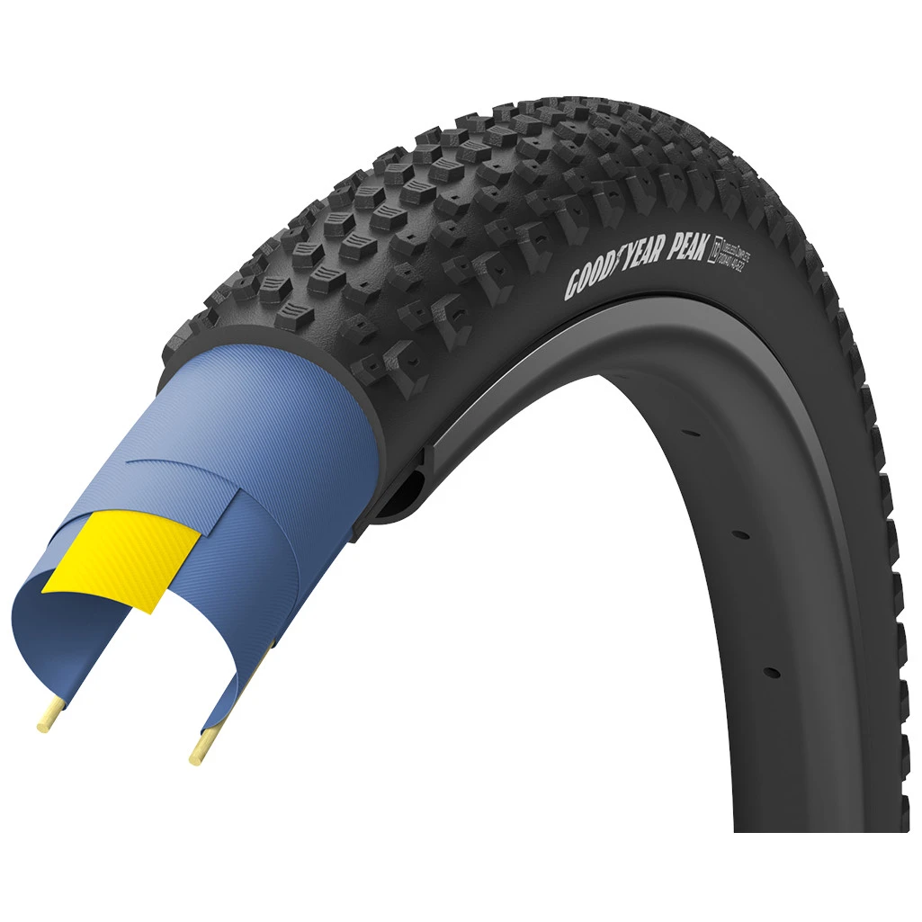 Goodyear Peak Ultimate - Tubeless Complete All-Terrain - Vouwband - 45-622 - Zwart