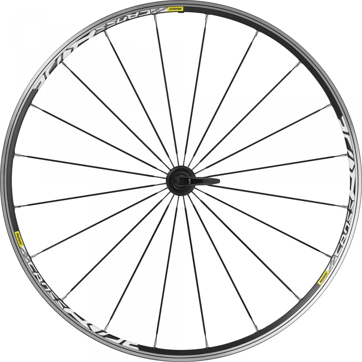 Mavic Crossride UB Wielset - 26" | Aluminium | Clincher | QR 100/135 - HG - Black - Image 2