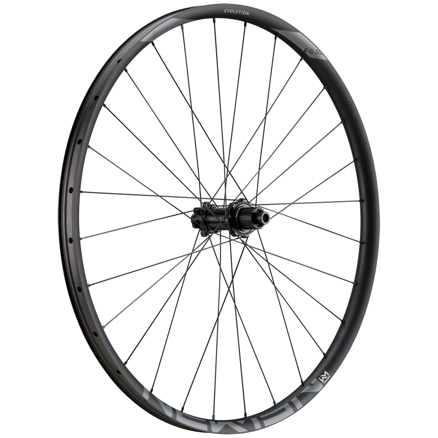 Newmen Evolution SL E.G.30 Rear Wheel - 27.5 Inch - 6-Bolt - 12x148mm Boost - Shimano/SRAM HG - Black