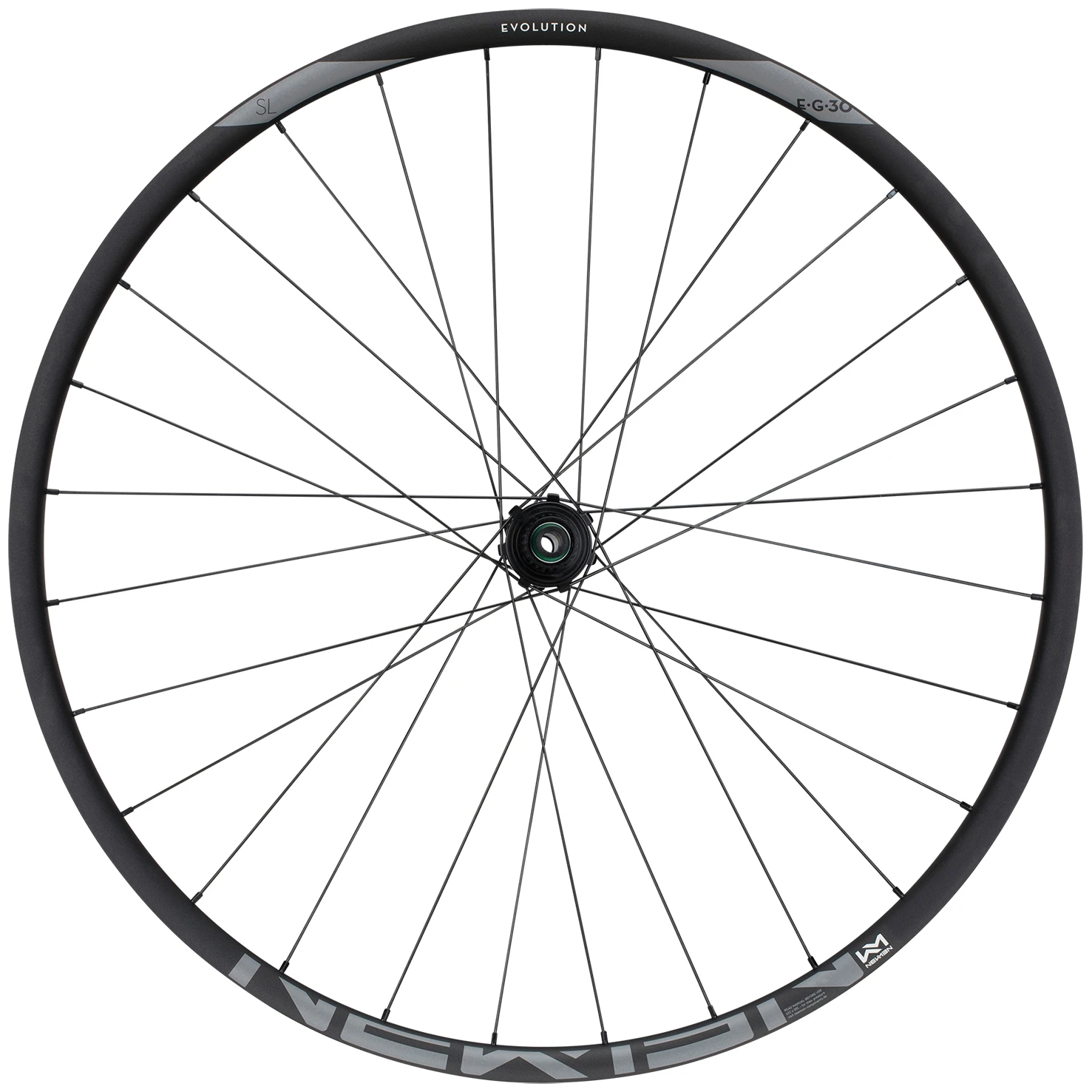 Newmen Evolution SL E.G.30 Rear Wheel - 27.5 Inch - 6-Bolt - 12x148mm Boost - Shimano Micro Spline - Black - Image 2