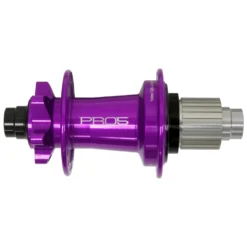 Hope Pro 5 Achterwielnaaf - 6-Bolt - 12x148mm Boost | Shimano Micro Spline - Paars