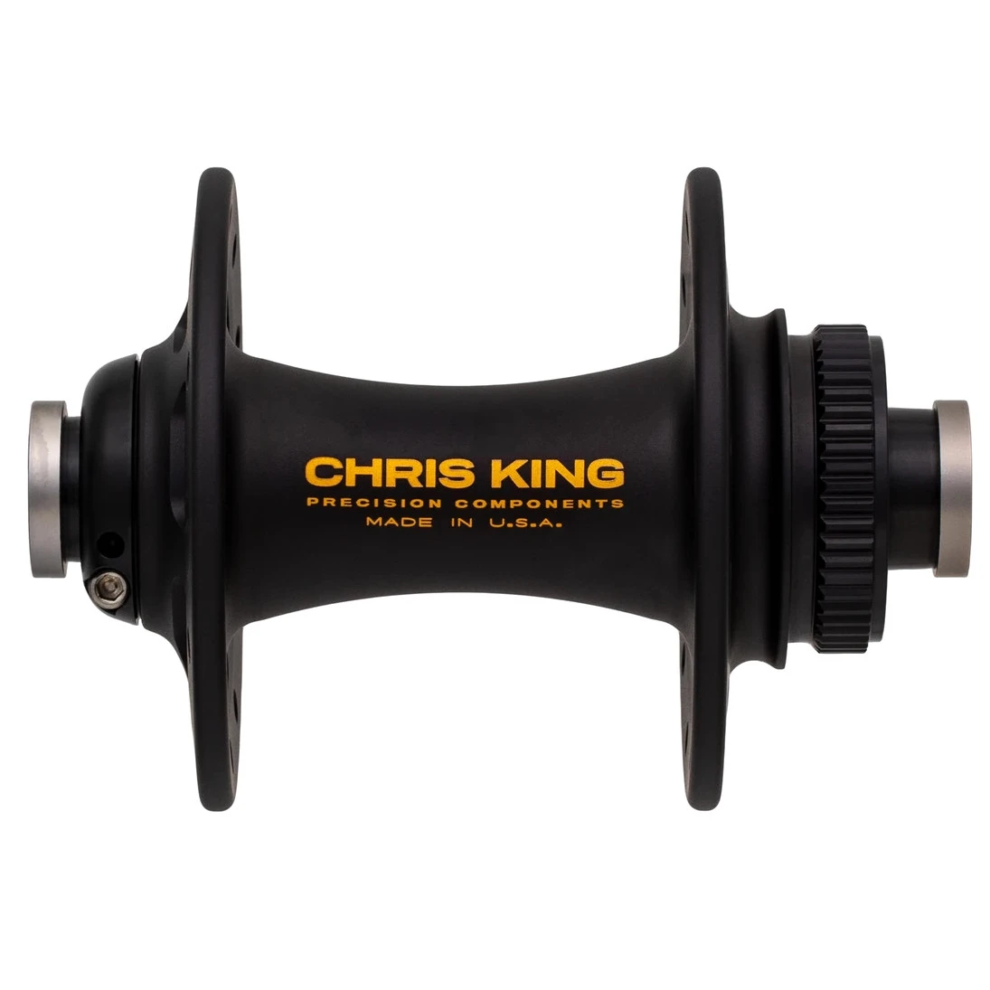 Chris-king Chris King R45D Front Hub - Centerlock - 12x100mm - Two Tone Black / Gold