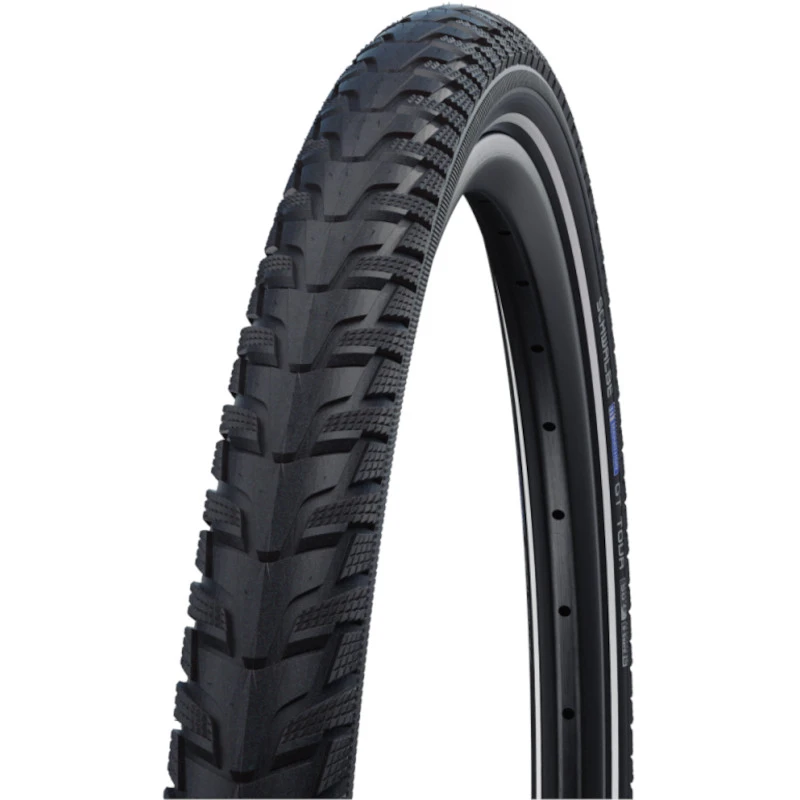 Schwalbe Energizer Plus Tour Draadband - Performance | Addix E | Green Guard - ECE-R75 - 28x2.15" | Black Reflex