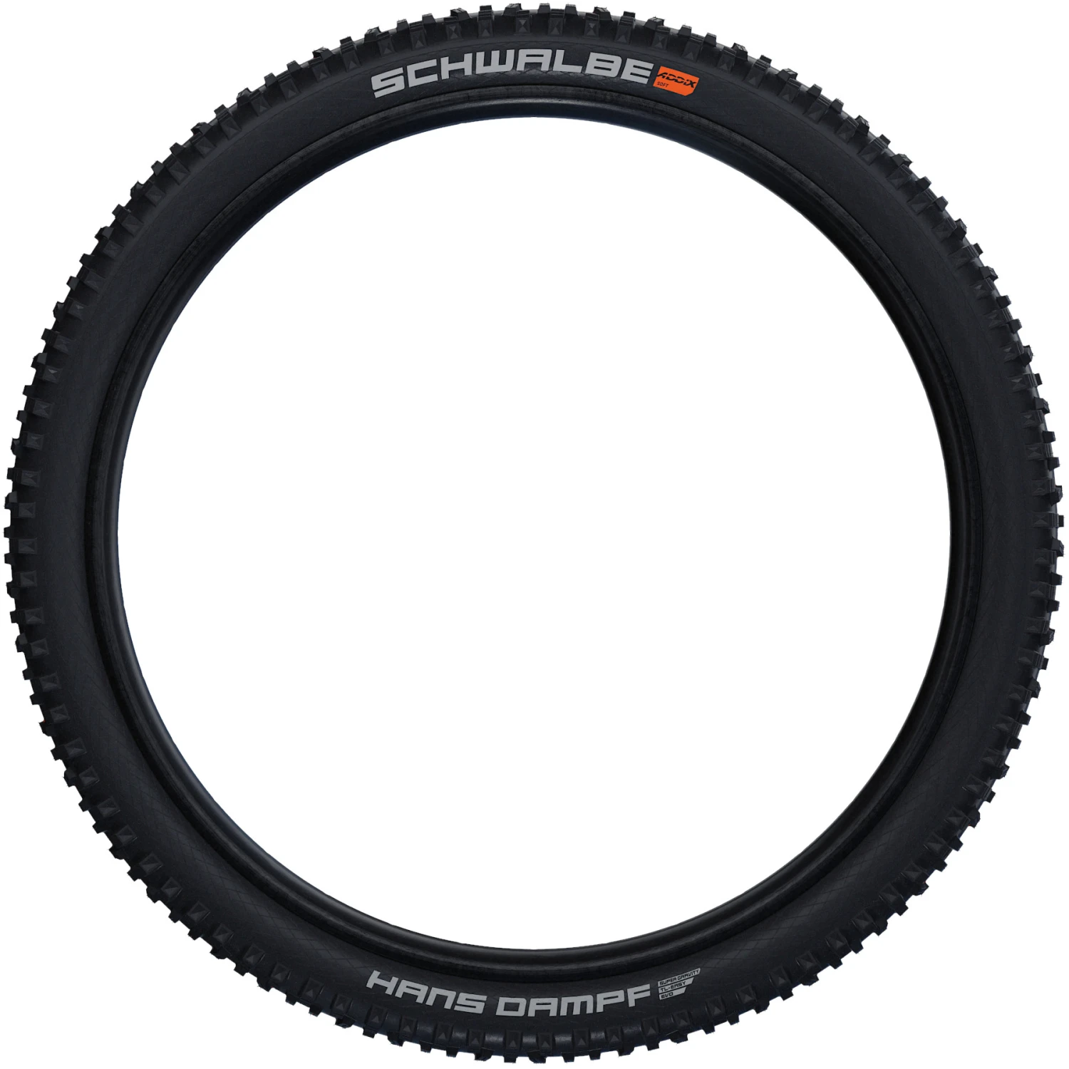 Schwalbe Hans Dampf Vouwband - Evolution | Addix Soft | Super Gravity | TLEasy - E-25 - 26x2.35" | Black - Image 3