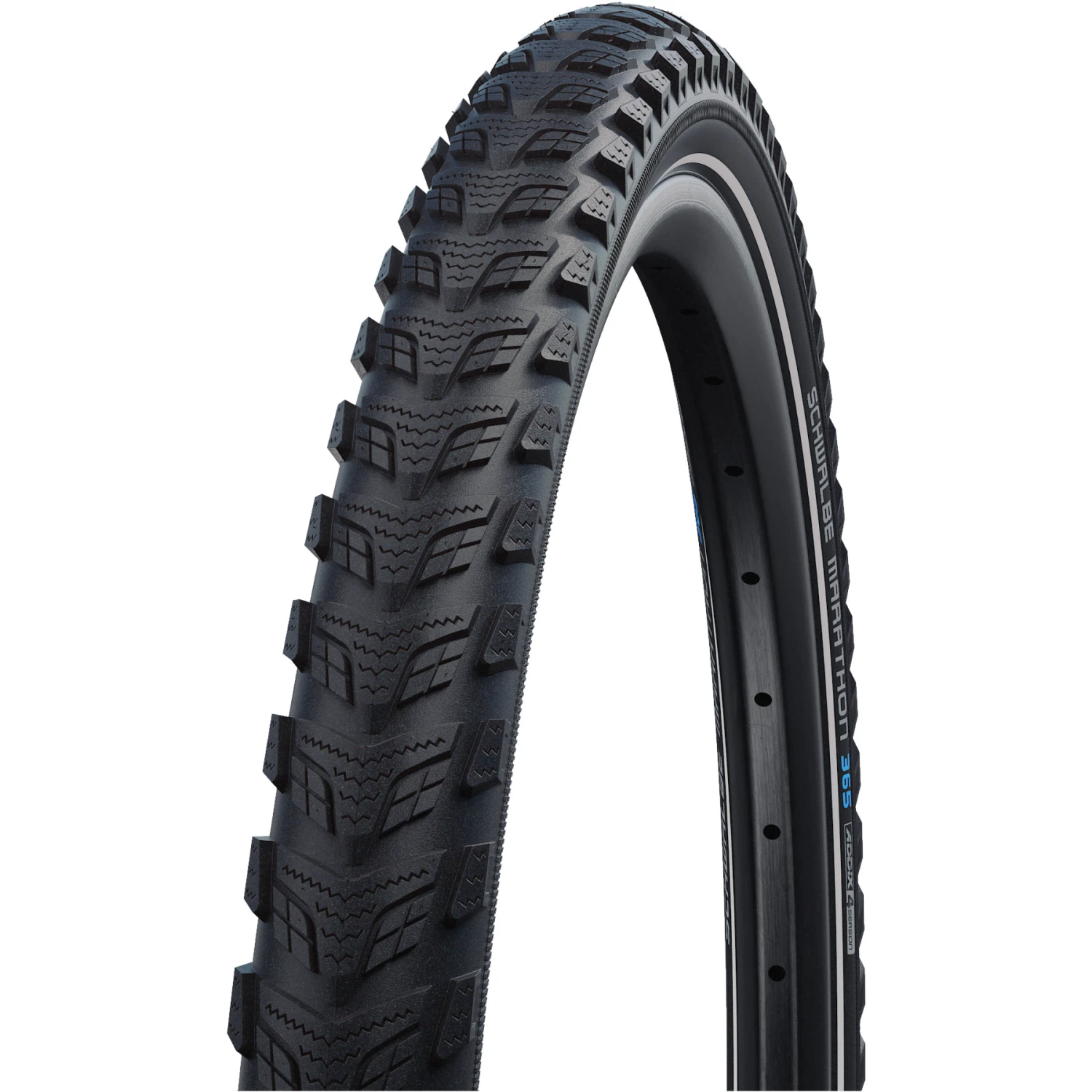 Schwalbe Marathon 365 Draadband - Performance | Addix 4season | Green Guard - ECE-R75 - 20x1.50" | Black Reflex