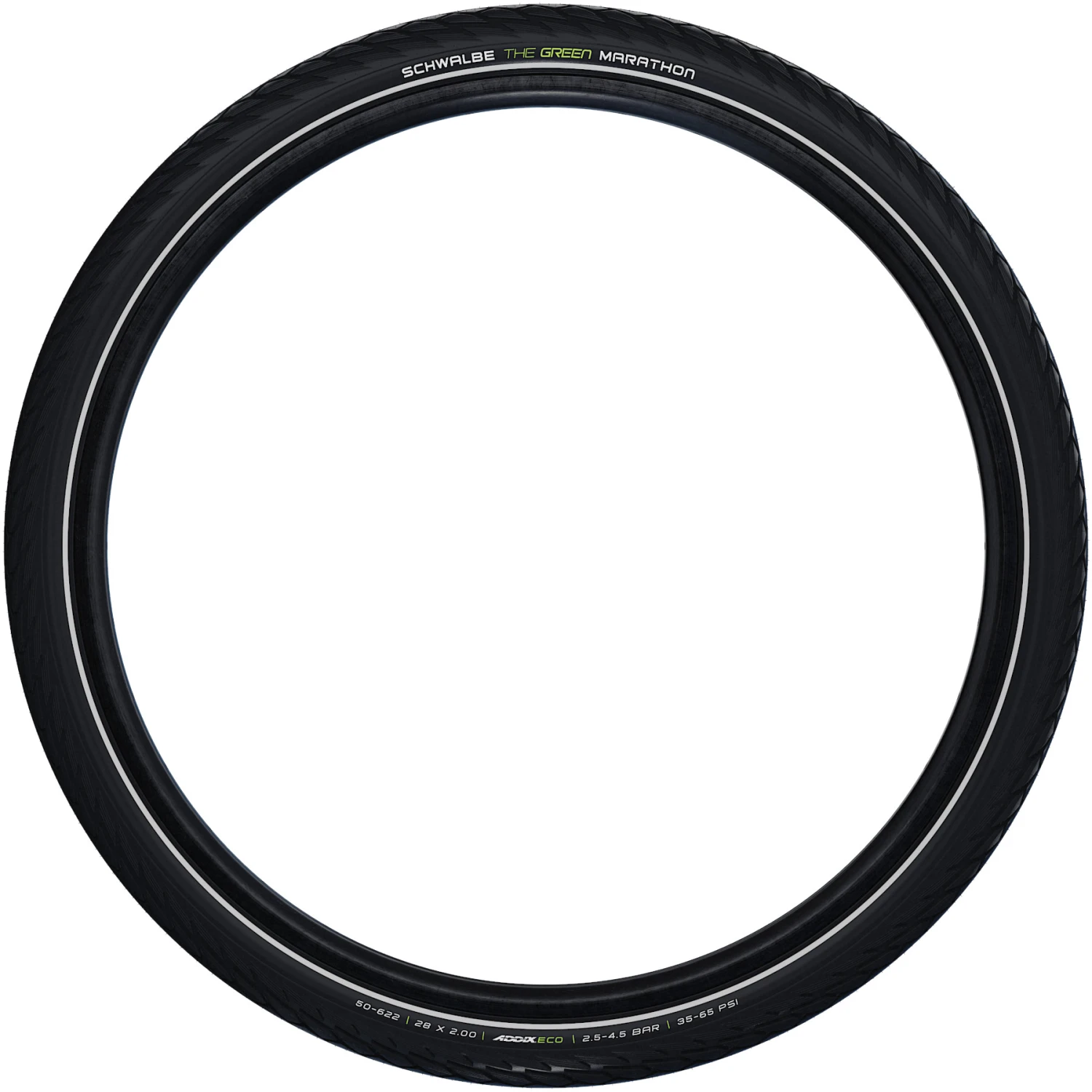 Schwalbe Marathon Draadband - Performance | Addix Eco | Green Guard - E-25 - 28x1.25" | Black Reflex - Image 3