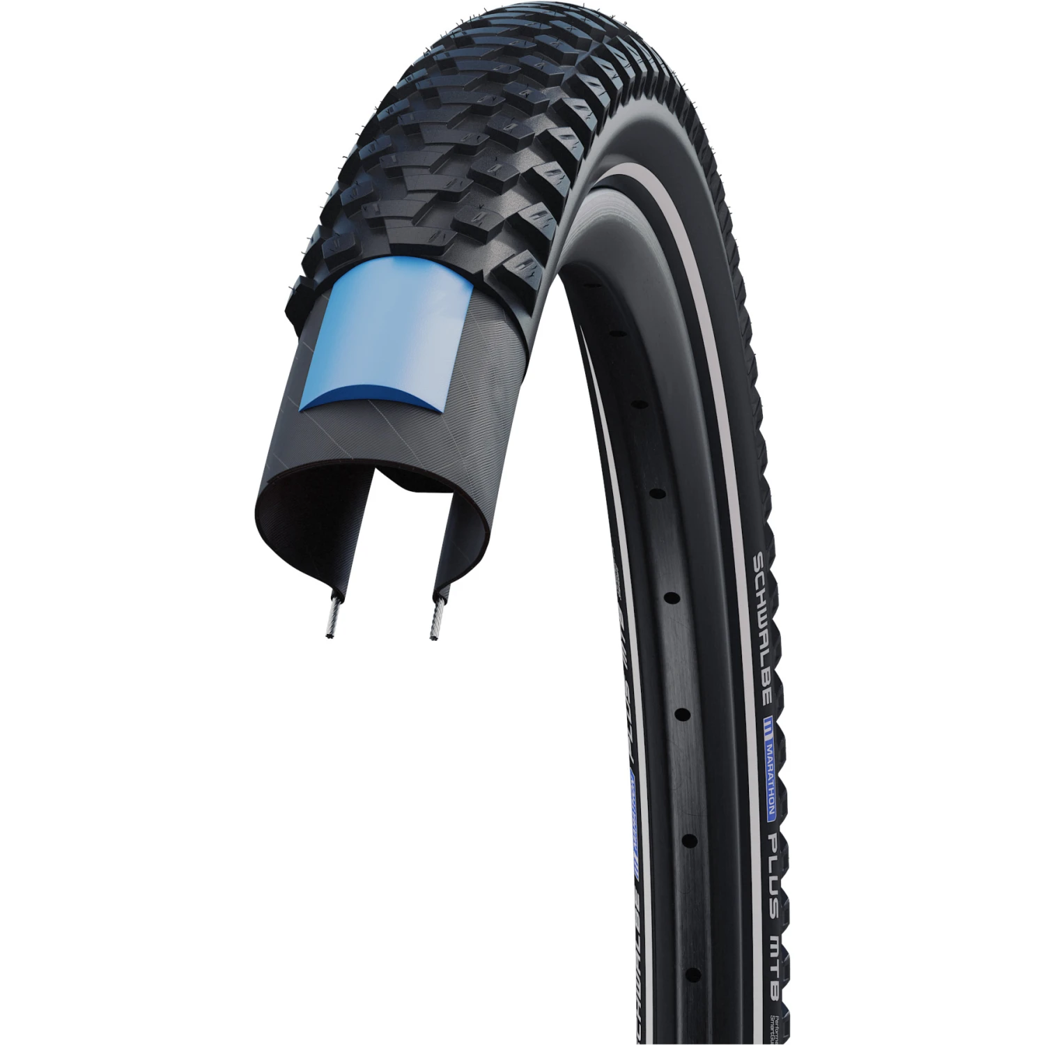 Schwalbe Marathon Plus MTB Draadband - Performance | Addix | Smart Guard - ECE-R75 - 29x2.25" | Black Reflex - Image 3