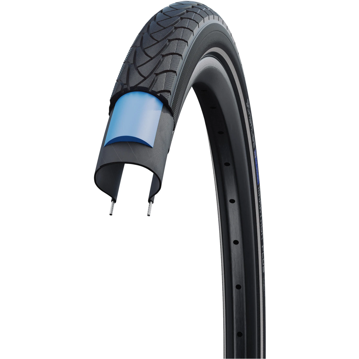Schwalbe Marathon Plus Draadband - Performance | Addix | Smart Guard | ECE-R75 - 27.5x1.50" | Black Reflex - Image 3