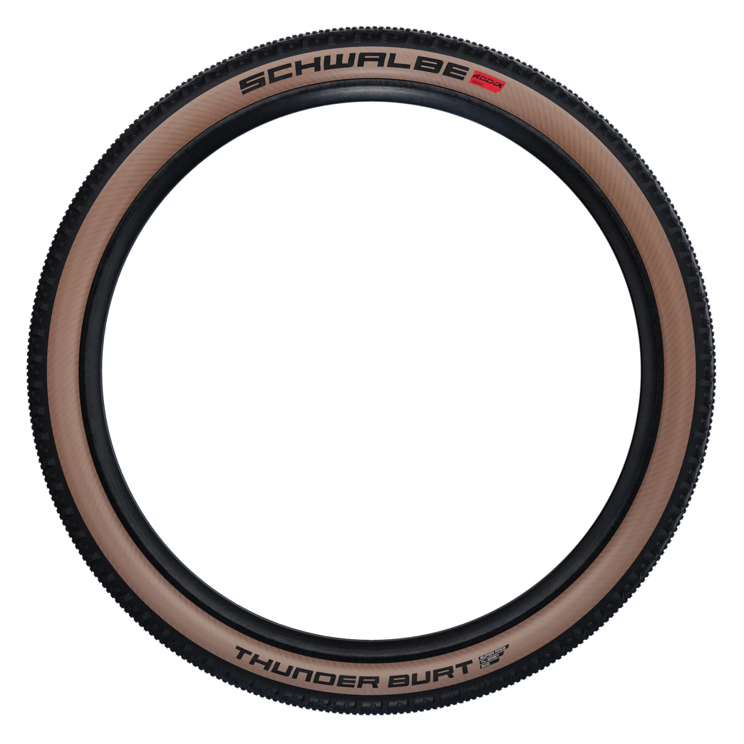 Schwalbe Thunder Burt Evolution MTB Folding Tire - AddixSpeed - SuperRace - TLEasy - 29x2.35 Inches - Transparent-Skin - Image 3