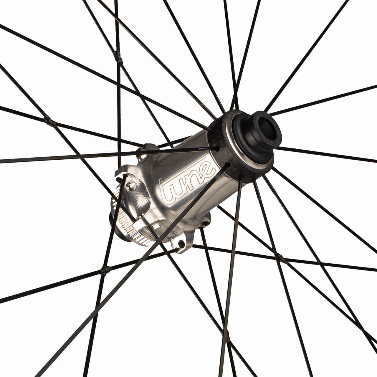 Tune Schwarzbrenner 20 Disc ULImited Carbon Front Wheel - Princess CL Ulimited Ceramic - Clincher - Centerlock - 12x100mm - Image 3