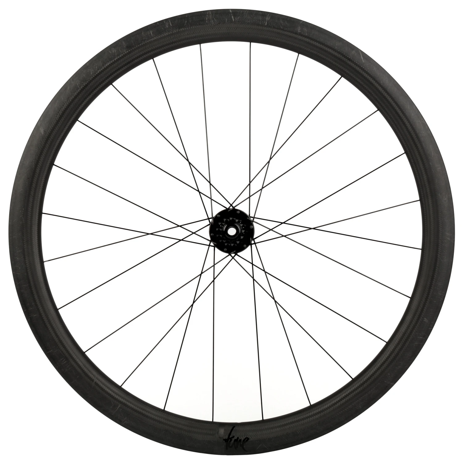 Tune Schwarzbrenner 45 Disc Edition Voorwiel - 28" | Carbon | Clincher | Centerlock | KillHill Standaard - 12x100mm