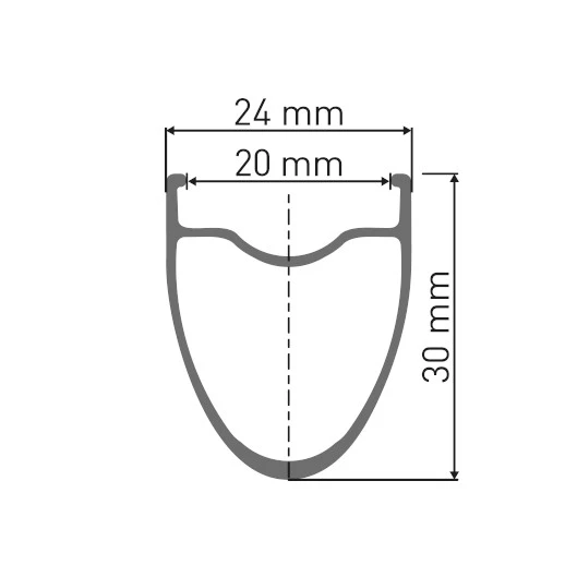 Dt-swiss DT Swiss AR 1600 SPLINE 30 Achterwiel - 28" | Clincher | Centerlock - 12x142mm - Shimano HG-L - Image 2