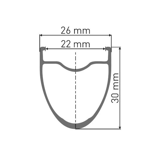 Dt-swiss DT Swiss ER 1600 SPLINE 30 Achterwiel - 28" | Clincher | Centerlock - 12x142mm - 350 Road - HG-L - Image 2