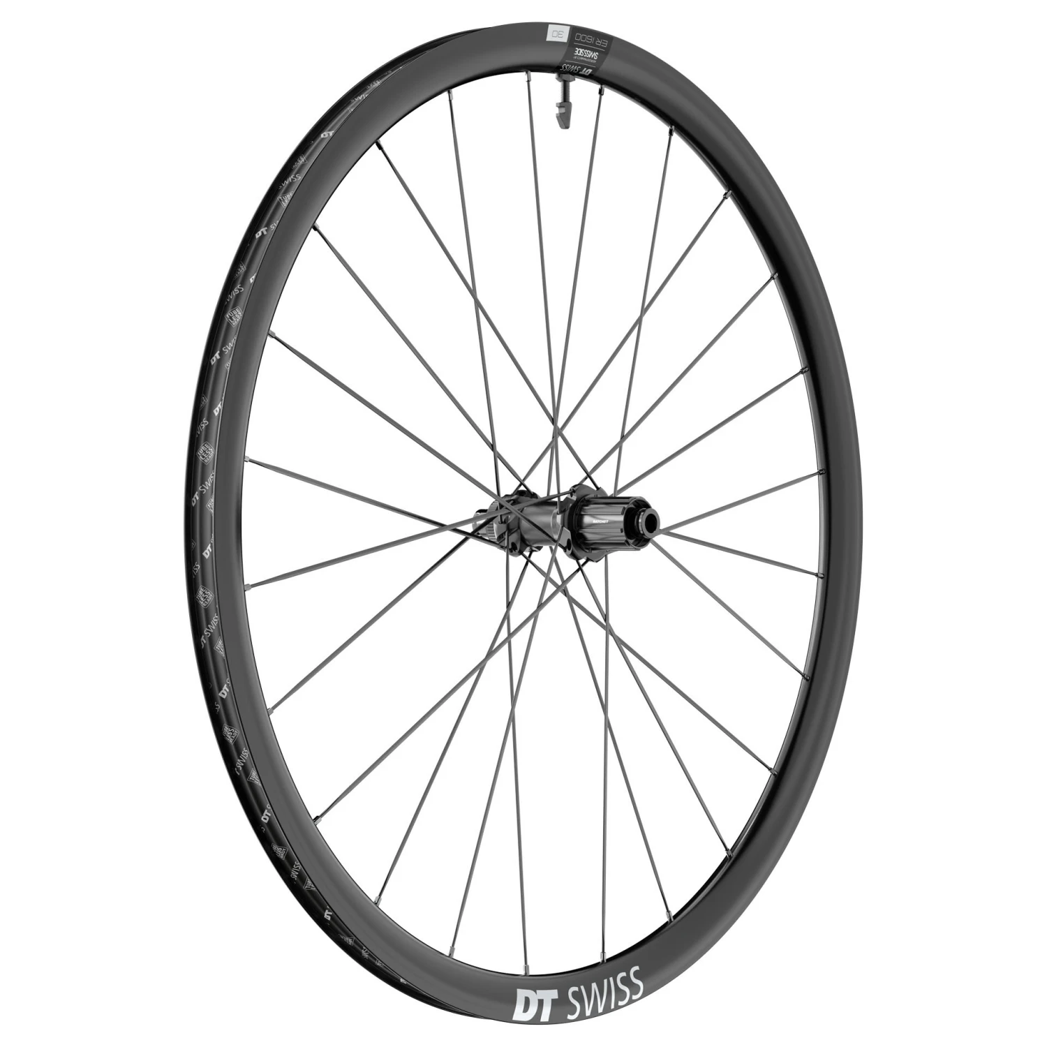 Dt-swiss DT Swiss ER 1600 SPLINE 30 Achterwiel - 28" | Clincher | Centerlock - 12x142mm - 350 Road - HG-L