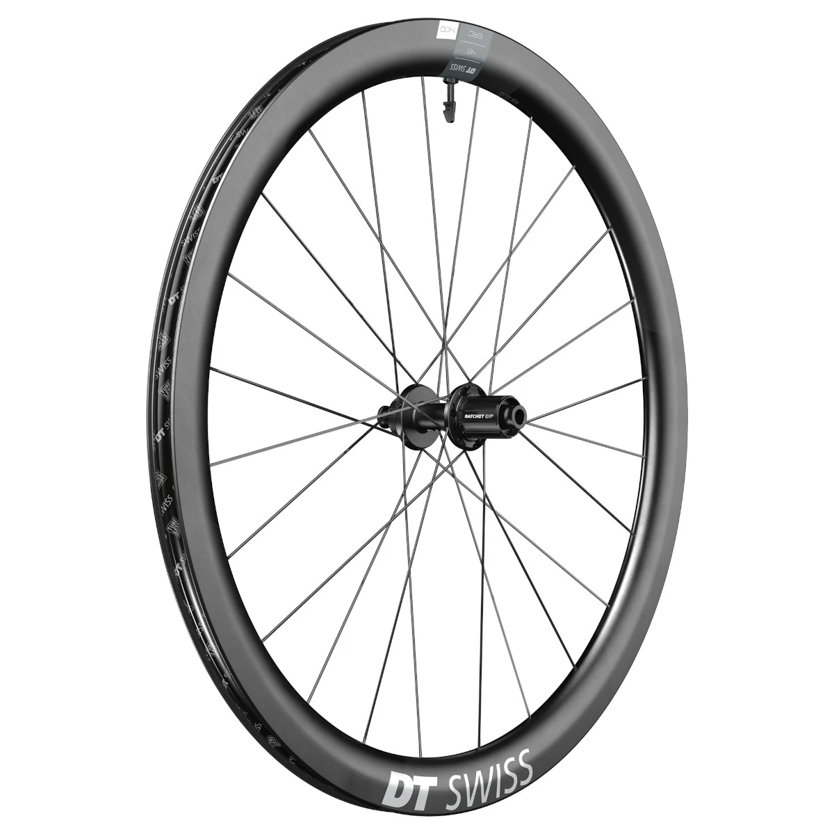 Dt-swiss DT Swiss ERC 1400 DICUT 45 Wheelset - 28" | Carbon | Clincher | Centerlock - 12x100mm | 12x142mm - Black - Image 3