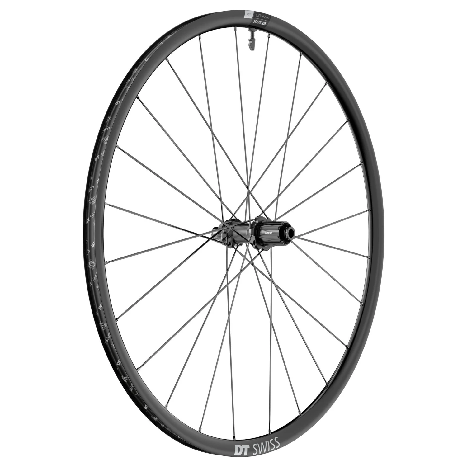 Dt-swiss DT Swiss PR 1600 SPLINE 23 Wielset - 28" | Clincher | Centerlock - 12x100mm | 12x142mm - 350 Road - HG-L - Image 3
